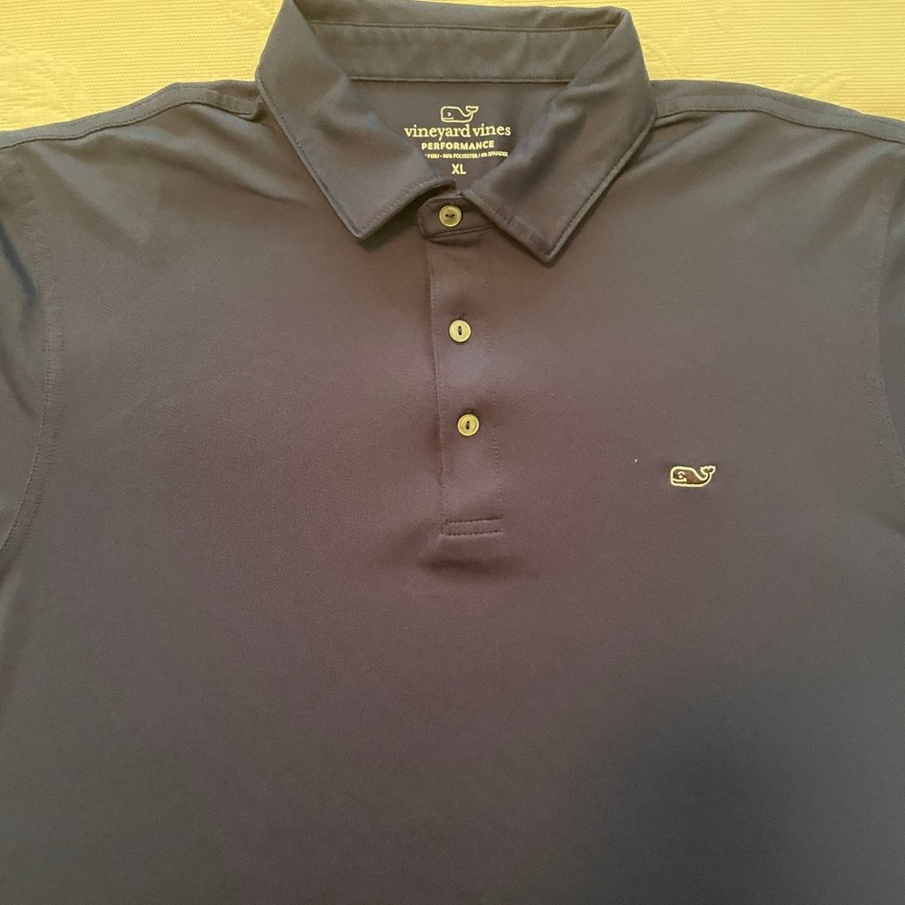 Men's Navy XL Vineyard Vines Polo